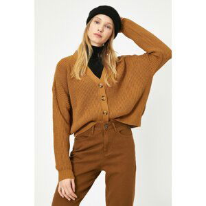 Koton Women's Brown Cardigan