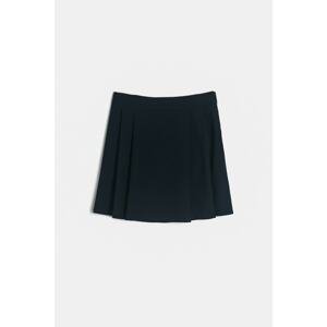Koton Navy Blue Girl Straight Skirt