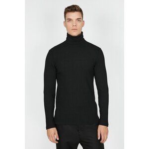 Koton Men's Black Sweater Bsc