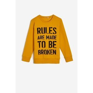 Koton Boys Yellow Yellow Kids Printed Sweatshirt