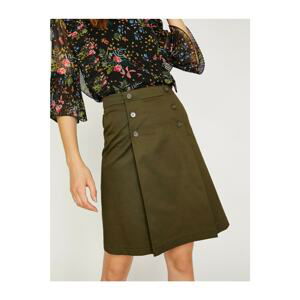 Koton Button Detailed Skirt