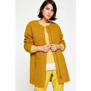 Koton Women's Yellow Coat