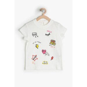 Koton Ecru Baby Girl T-Shirt