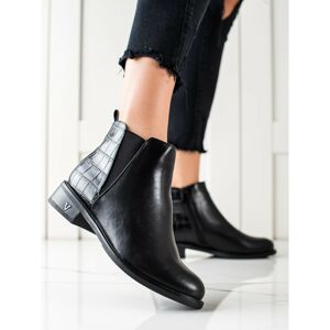 W. POTOCKI CLASSIC BLACK POTOCKI ANKLE BOOTS