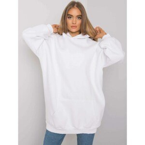Long white sweatshirt