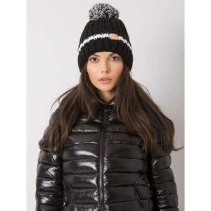 Lady's warm black cap