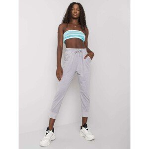 Grey women's cotton pants