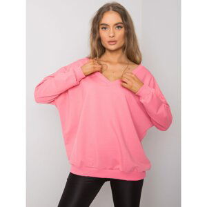 Pink cotton sweatshirt