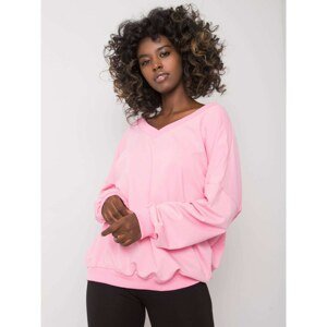 Light pink cotton sweatshirt