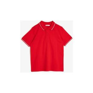 Koton Boy Red Polo Neck T-Shirt