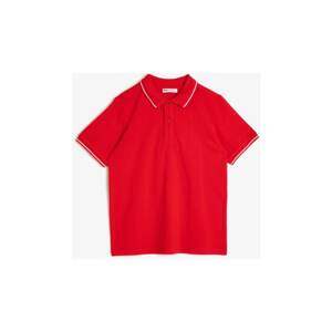 Koton Boy Red Polo Neck T-Shirt