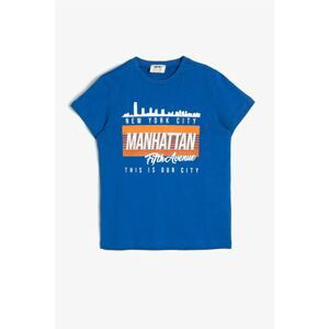 Koton Sax Blue Boy T-Shirt