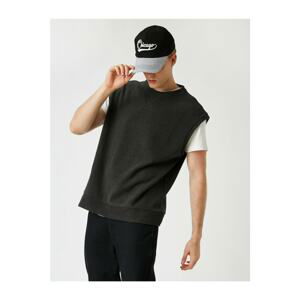 Koton Sleeveless Sweatshirt Crew Neck