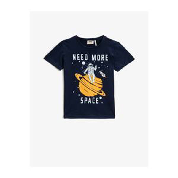 Koton Planet Printed T-Shirt Cotton