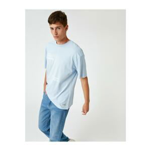 Koton Printed Oversize T-Shirt Cotton