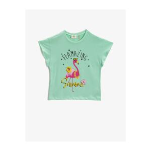 Koton Girl's A.Green T-Shirt