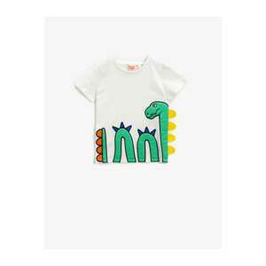 Koton Boy's Ecru T-Shirt