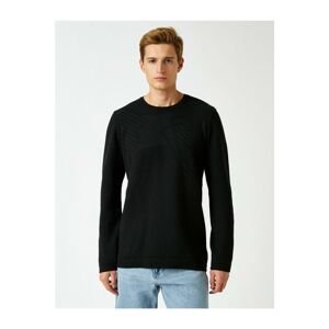 Koton Embossed Patterned Sweater