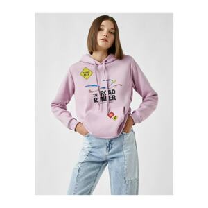 Koton Warner Bros Licensed Hoodie with Pocket Printed Sweatshirt