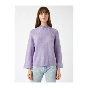 Koton Half Turtleneck Sleeves Wide Sweater