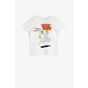 Koton Baby Boy Ecru Ecru Bugs Bunny Licensed T-Shirt
