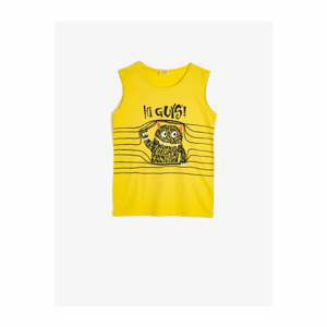 Koton Boy's Crew Neck Printed Singlet