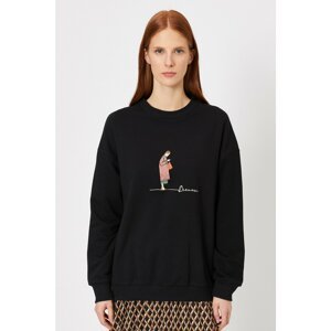 Koton Women's Black Sweatshirt