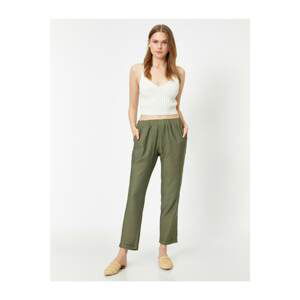 Koton Women's Pocket Detailed Trousers