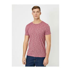 Koton Men's Claret Red T-Shirt