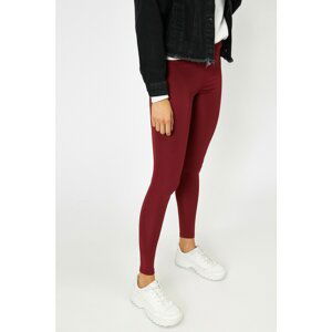 Koton Women's Claret Red Leggings