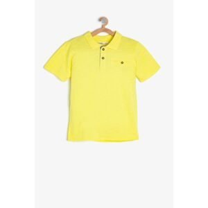Koton Yellow Boy's Polo Neck T-Shirt