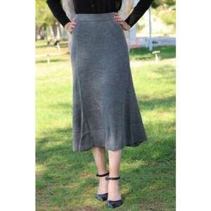 Koton Corded Wool Skirt