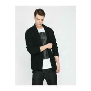 Koton Men's Black Cardigan