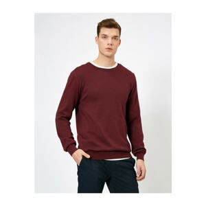 Koton Men's Crew Neck Knitwear Sweater