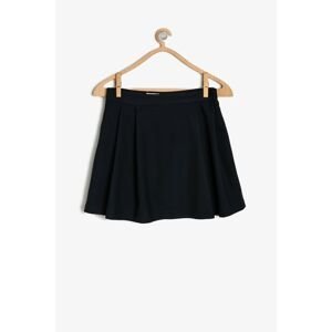 Koton Navy Blue Girl Normal Waist Skirt