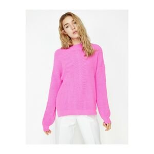 Koton Slit Detailed Knitwear Sweater