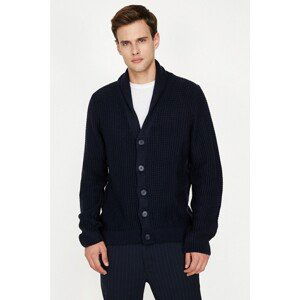 Koton Men's Navy Blue Cardigan