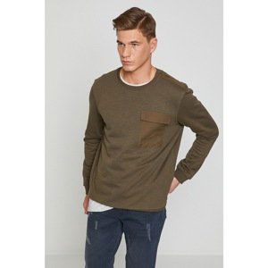 Koton Men's Brown Sweatshirt