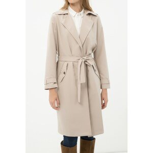 Koton Women's Stone Trench Coat