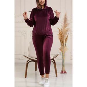 Z9999 DEWBERRY WOMEN'S TRACKSUIT TEAM-PURPLE