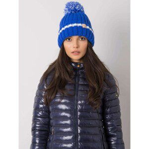 Lady's blue padded cap