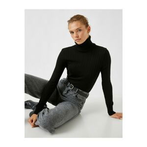 Koton Ribbed Turtleneck Sweater