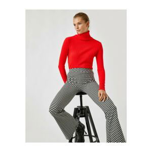 Koton Ribbed Turtleneck Sweater