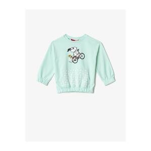 Koton Snoopy Printed Cotton Sweatshirt