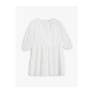 Koton Beach Dress - White - Smock dress