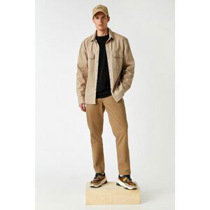 Koton Skinny Gabardine Chino Trousers Cotton