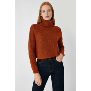 Koton Turtleneck Crop Knitwear Sweater