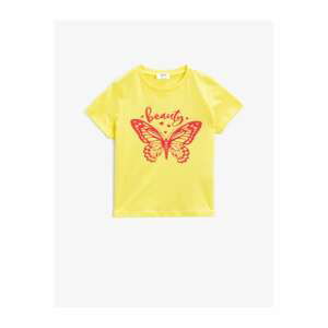 Koton Girl Yellow T-Shirt
