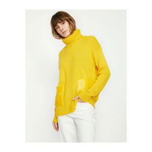 Koton Women's Yellow Sweater