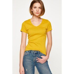 Koton Women's Mustard T-Shirt